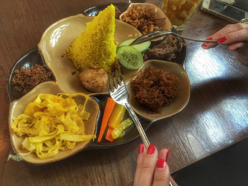 Rijstaffel for brunch might look something like this. Ida Bagus Dharmayana via Getty Images.