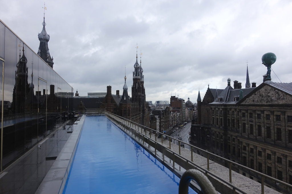 The rooftop pool, WET, must be pretty cool in summer.